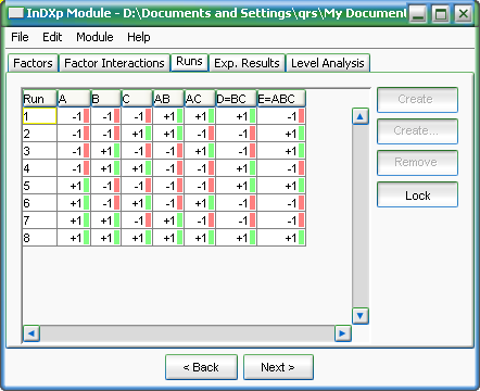 Screenshot vom Programm: InDXp Module for admaDIC Calculator