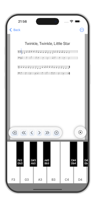 Sheet Music Editor